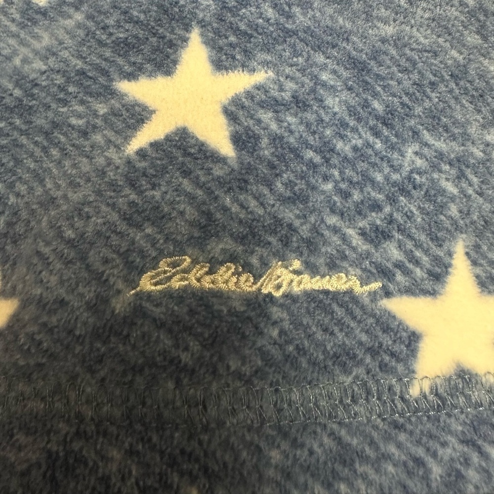 Fleece patriotic quarter zip pullover Eddie Bauer Women's Quest size L - Picture 8 of 9